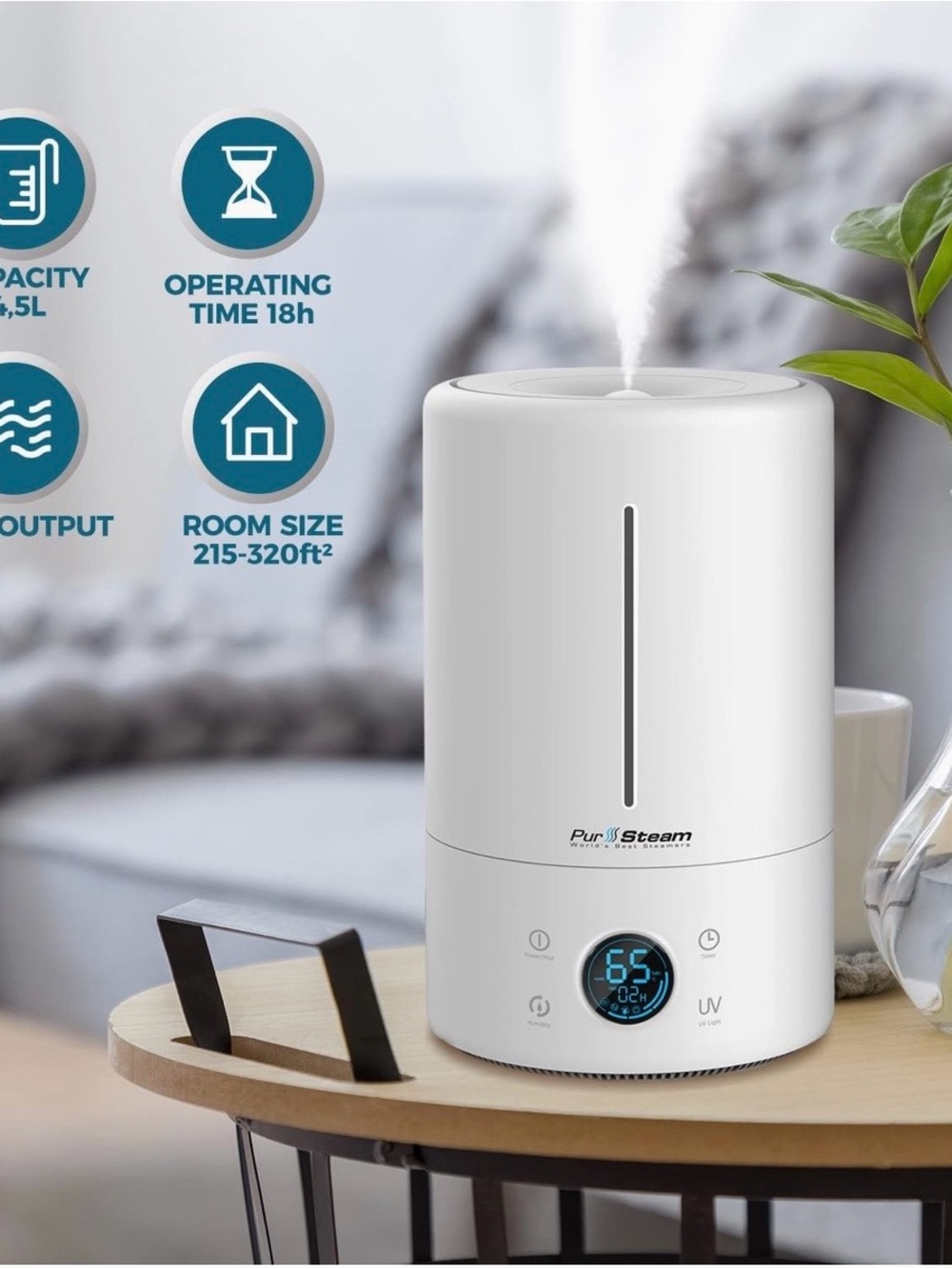 PurSteam UltraMist Humidifier - Picture 4 of 7